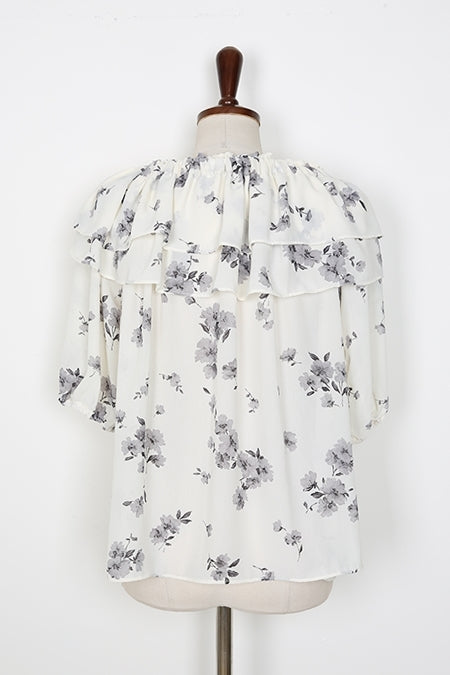 Romantic Floral Off Shoulder Blouses Tops