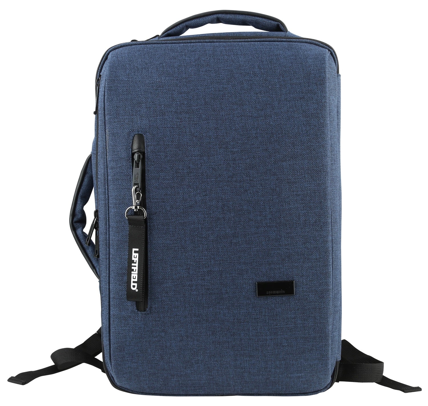 Navy Blue Multi Canvas Laptop Backpacks Crossbody Totes Bags