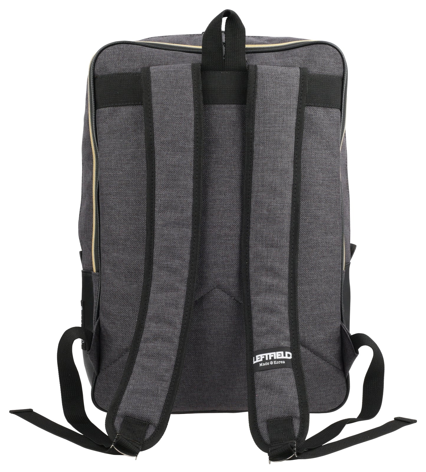 Black Casual Square Laptop Backpacks