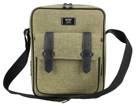 Khaki Green Canvas Satchel Style Crossbody Bags Mens