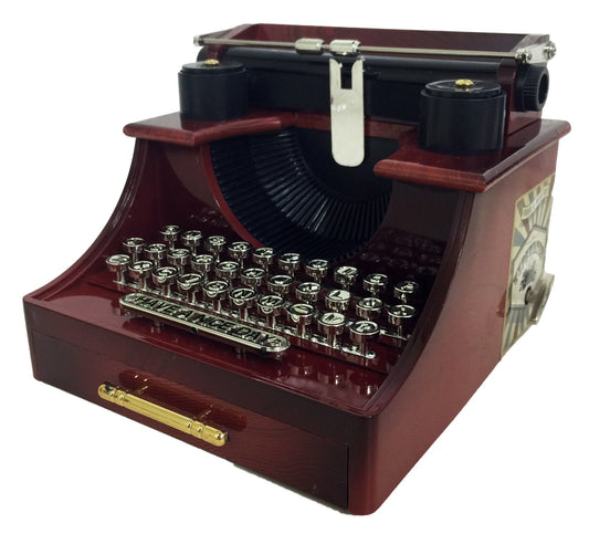 Retro Typewriter Musical Jewelry Boxes