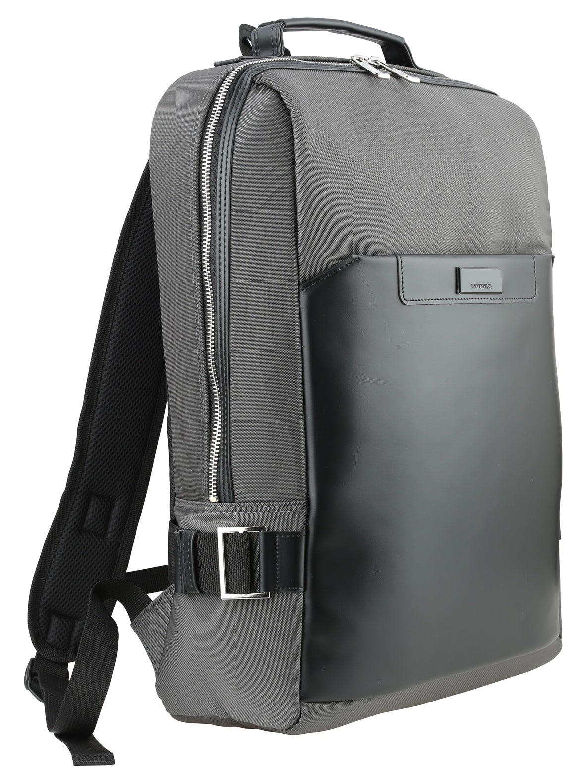 Gray Hybrid Square Business Backpacks