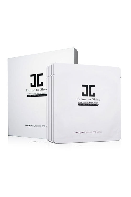 Jayjun Refine to Shine Vita Snow Masks 5 Sheets