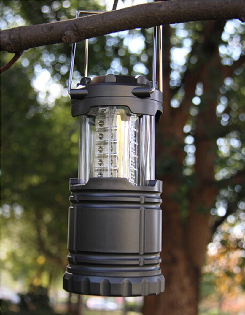 Gray 30 LED Bulb Camping Lights Lanterns