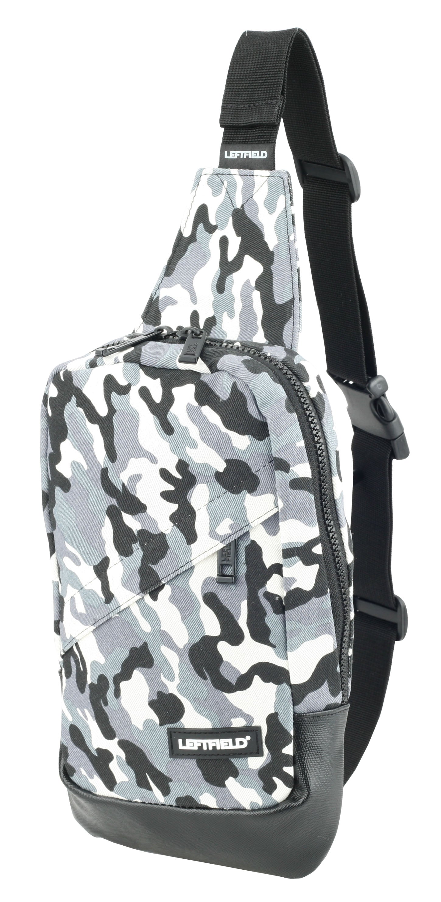 Gray Camouflage Pattern Print Military Sling Packs