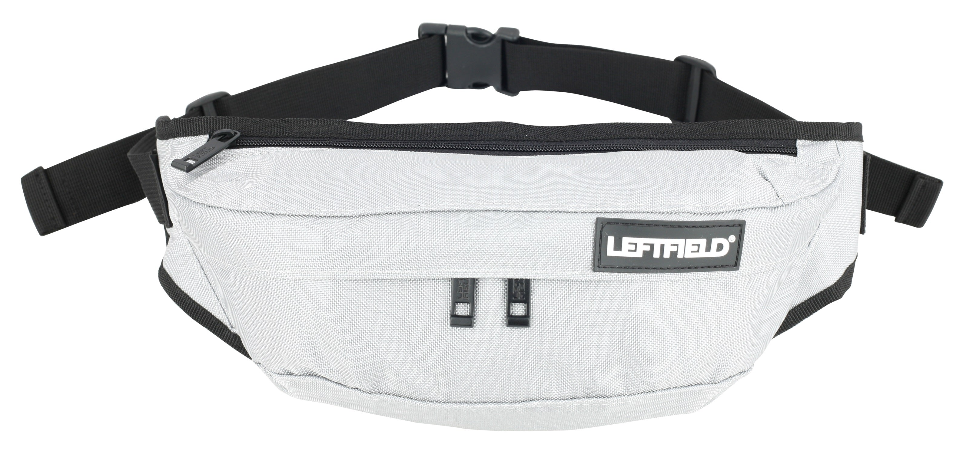 Gray Solid Hiking Waist Fanny Packs