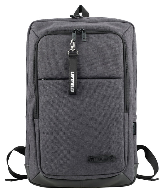 Black Square Canvas School Laptop Backpacks Bags