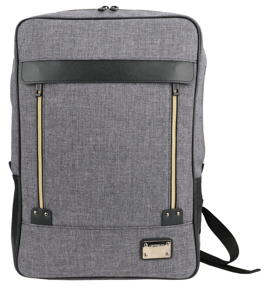 Gray Casual Square Laptop Backpacks