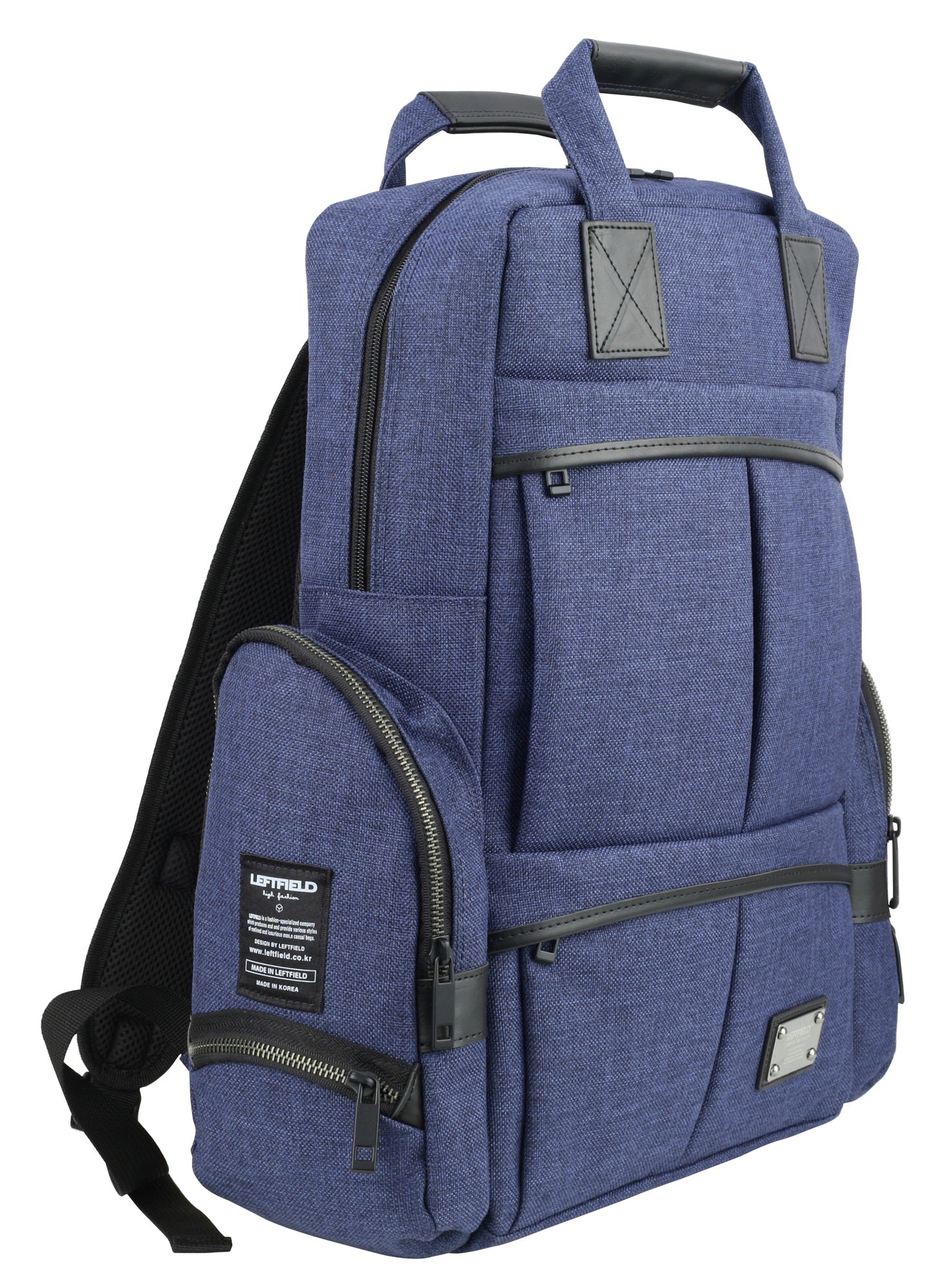 Navy Blue Novelty Casual Canvas Backpacks