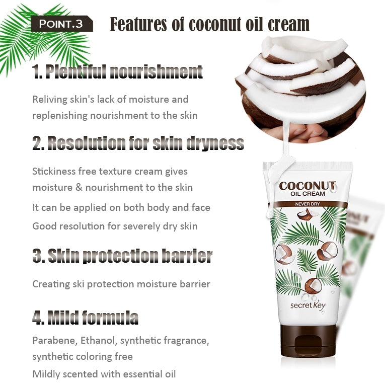 SECRET KEY Coconut Oil Creams