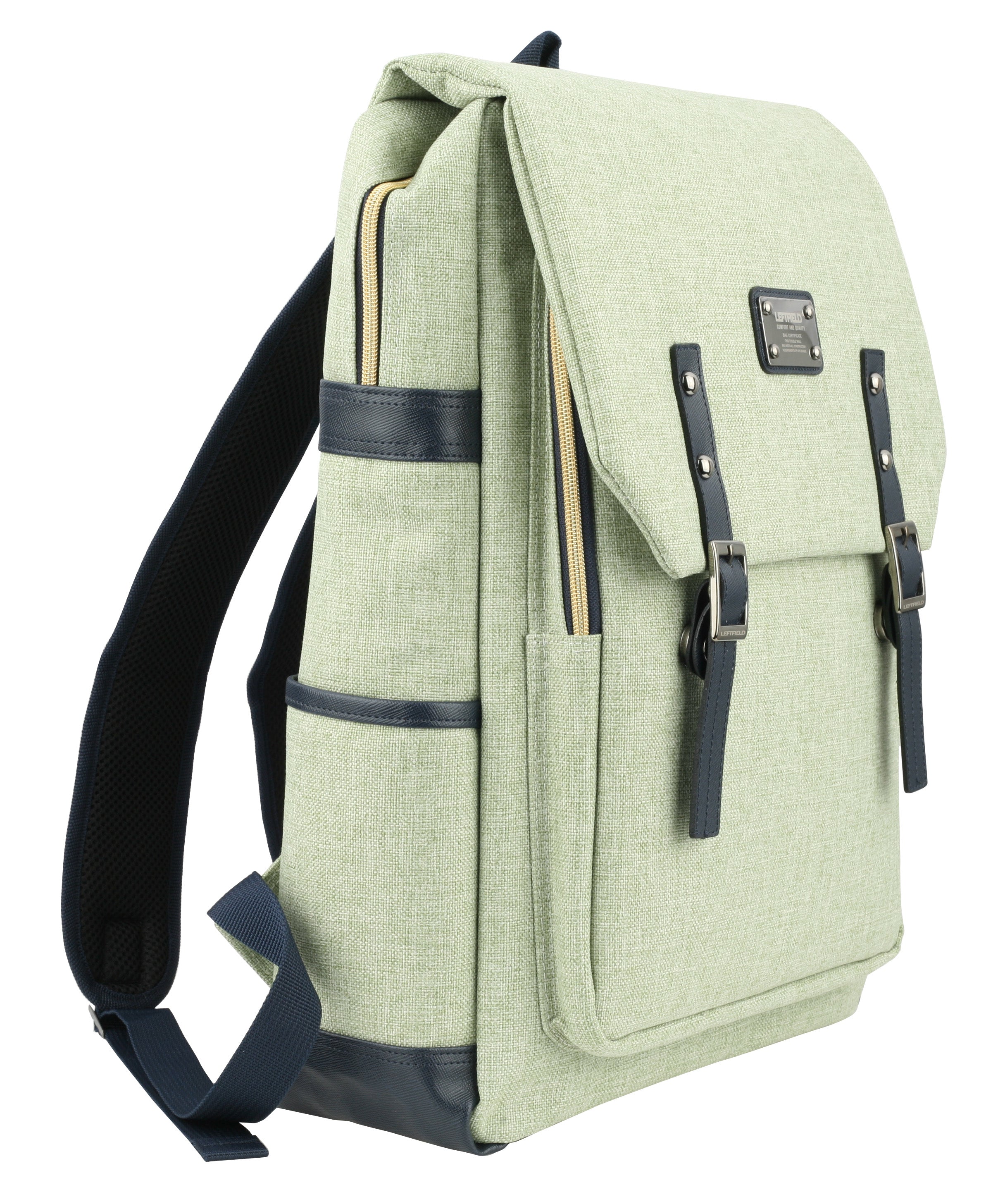Mint Green Unisex Canvas Rucksack Laptop Backpacks