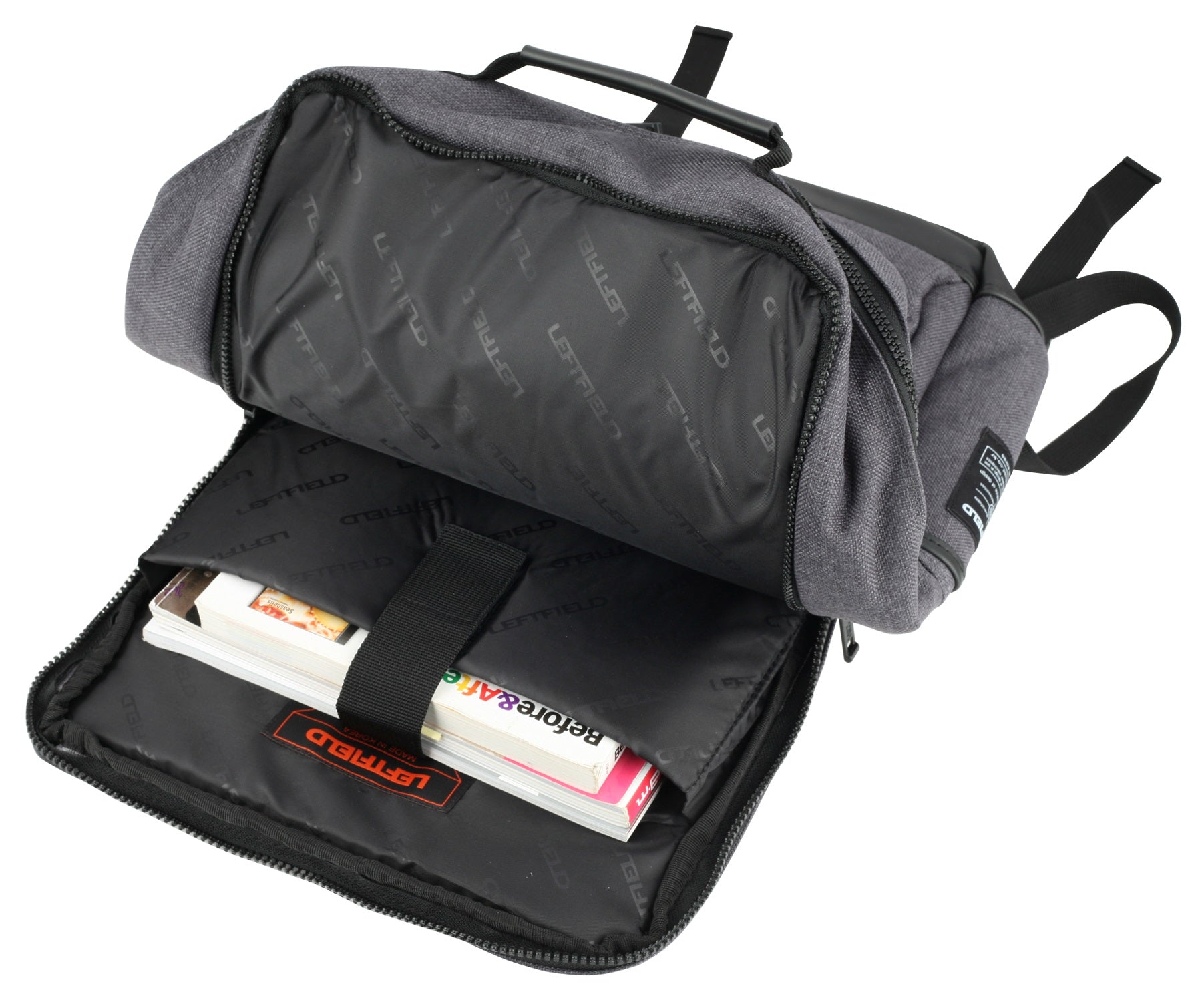 Black Casual Canvas Business Backpacks Laptop School Bookbags