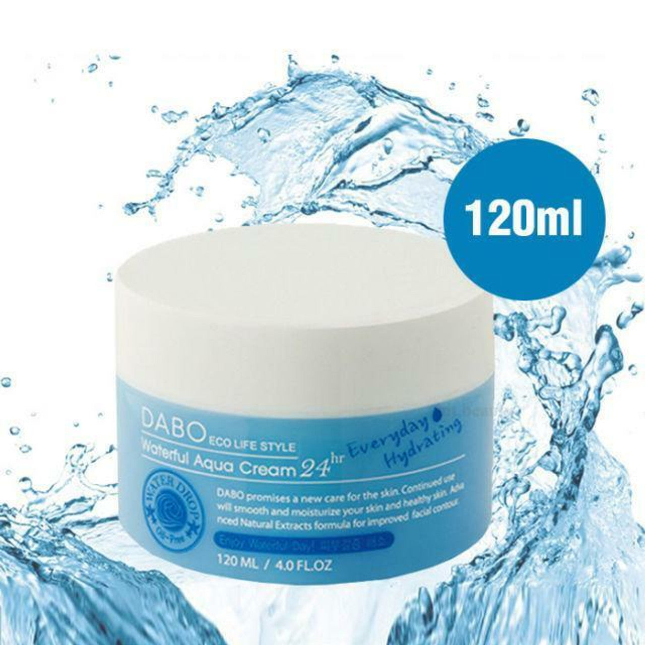 2+1 DABO Waterful Aqua Creams 120ml Moisturizing Oilfree Smooth Skin Care