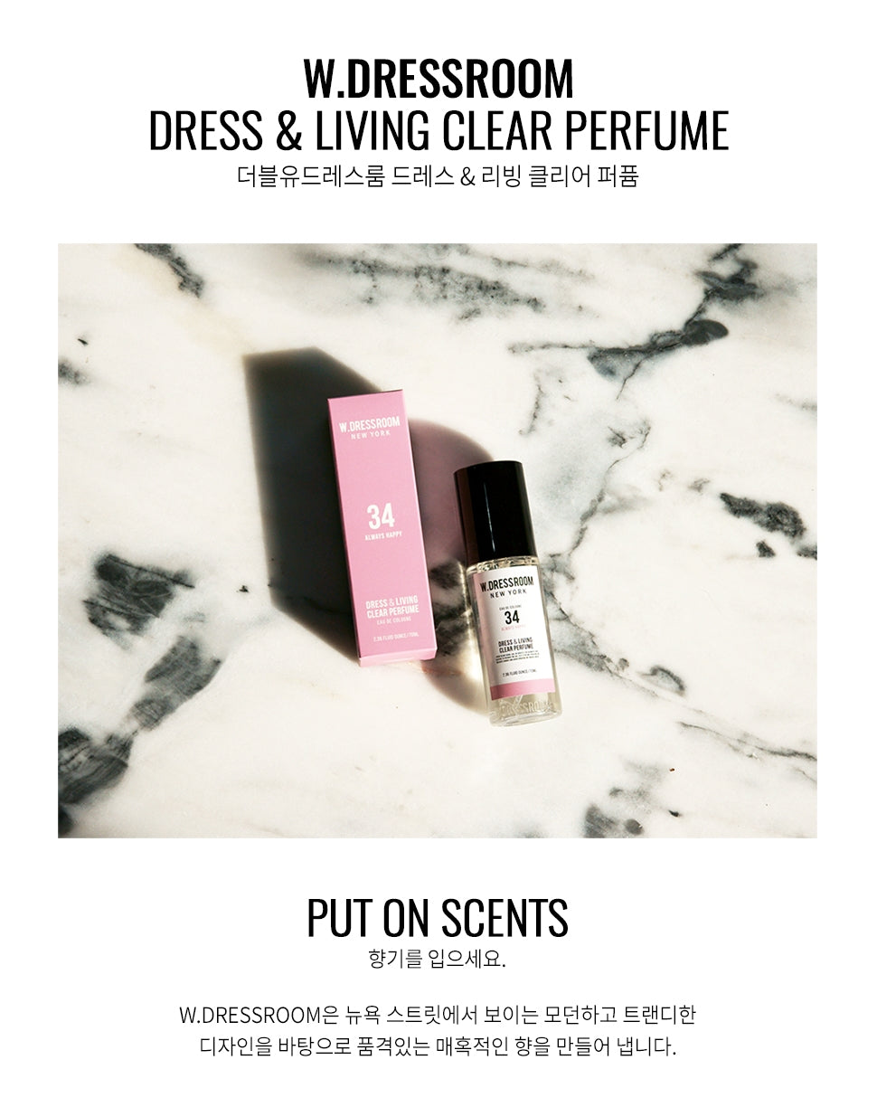W.Dressroom Dress Living Clear Perfumes 70ml [34. Always Happy]