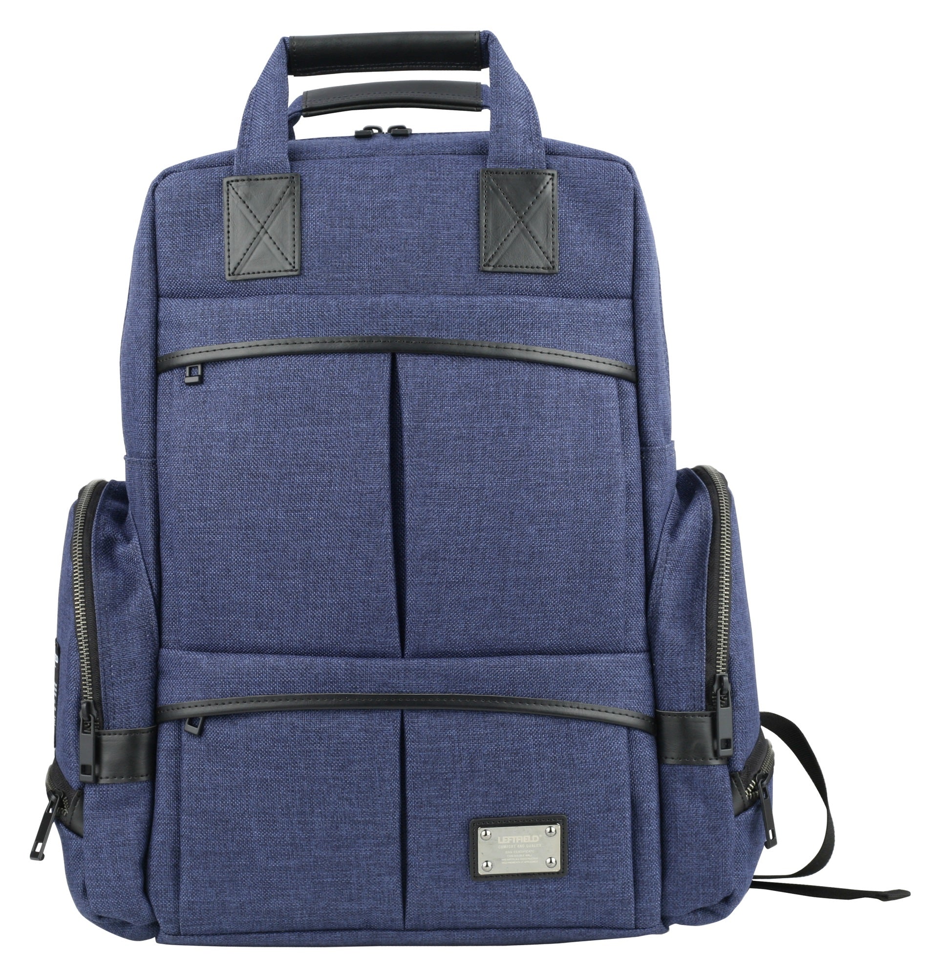 Navy Blue Novelty Casual Canvas Backpacks