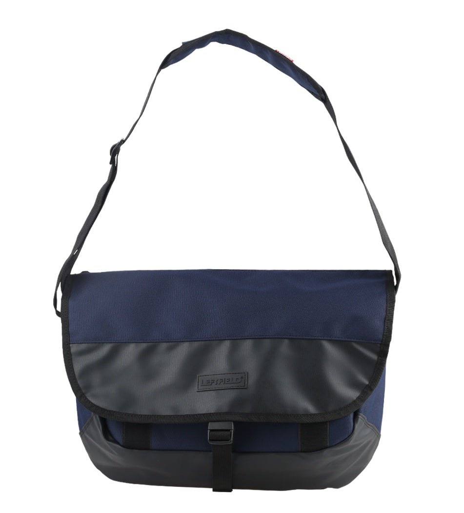 Marine Blue Hybrid Faux Leather Messengers Bags