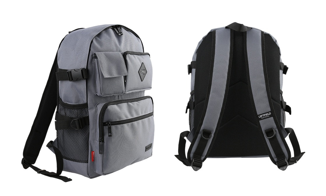 Gray Multi Pockets Casual Backpacks