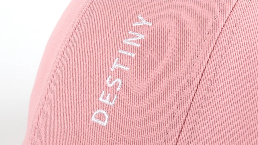 Pink DESTINY Graphic Baseball Caps