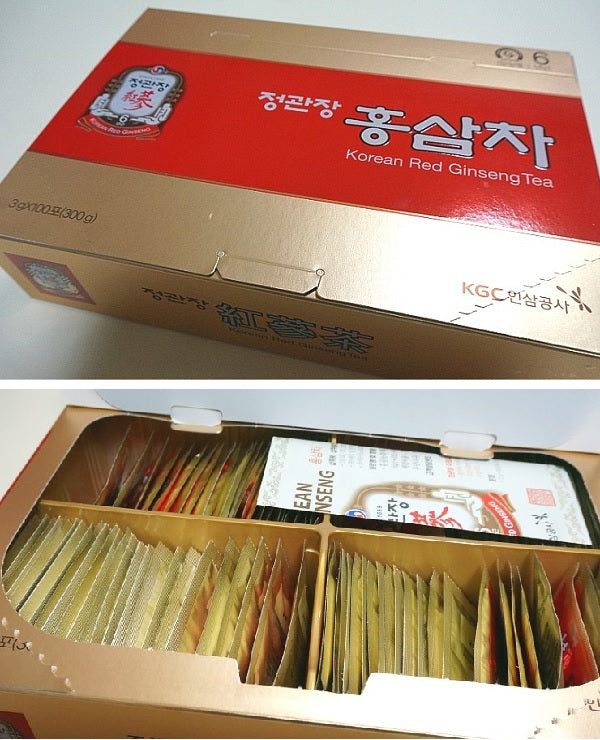 Cheong Kwan Jang Korean 6 Years Red Ginseng Tea 3g x 100 Packets