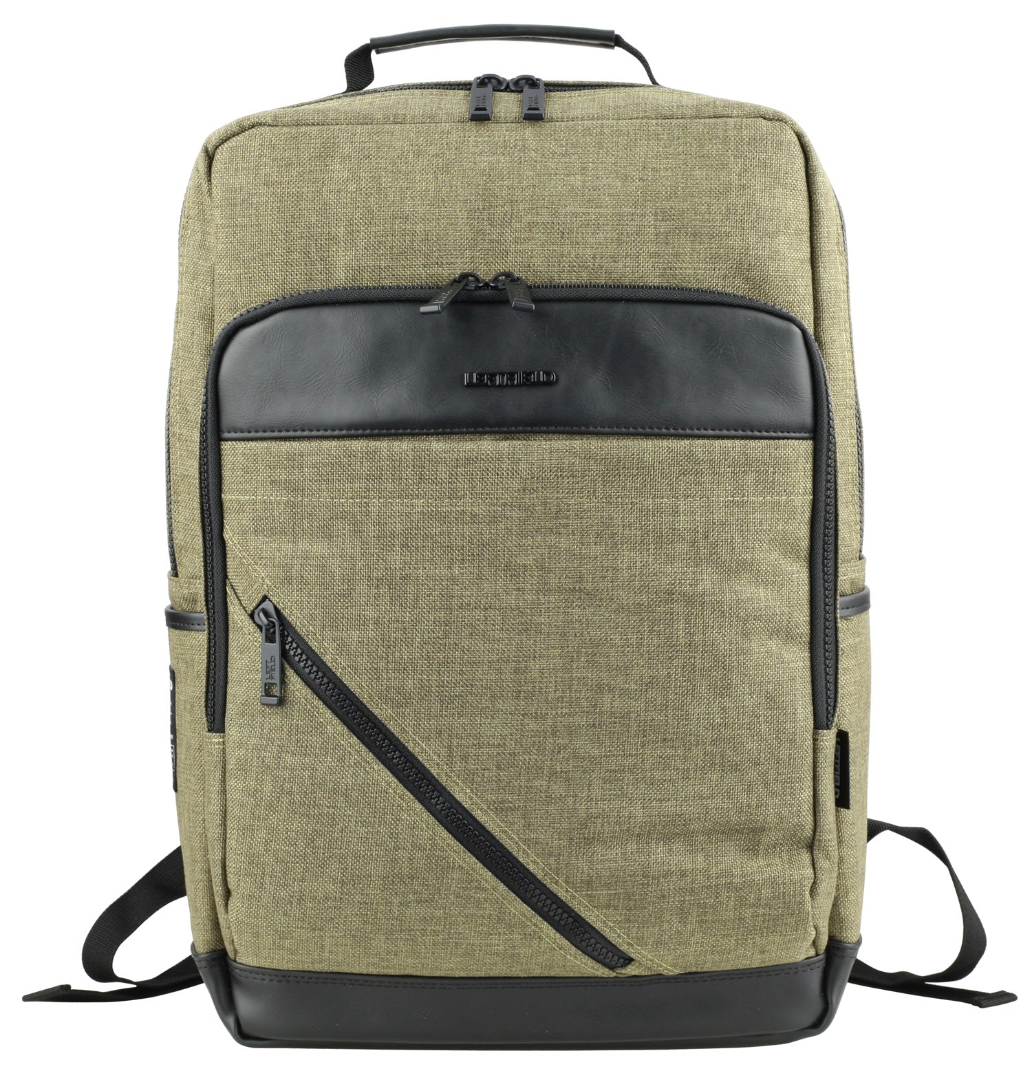 Khaki Green Casual Canvas Business Backpacks Laptop School Bookbags