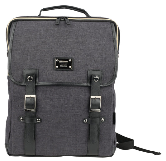 Black Canvas Satchel Cross Body Backpacks