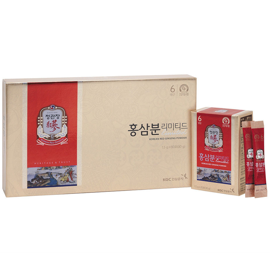 KGC Cheong Kwan Jang Red Ginseng Powder Limited Sets 1.5g x 60 Sticks