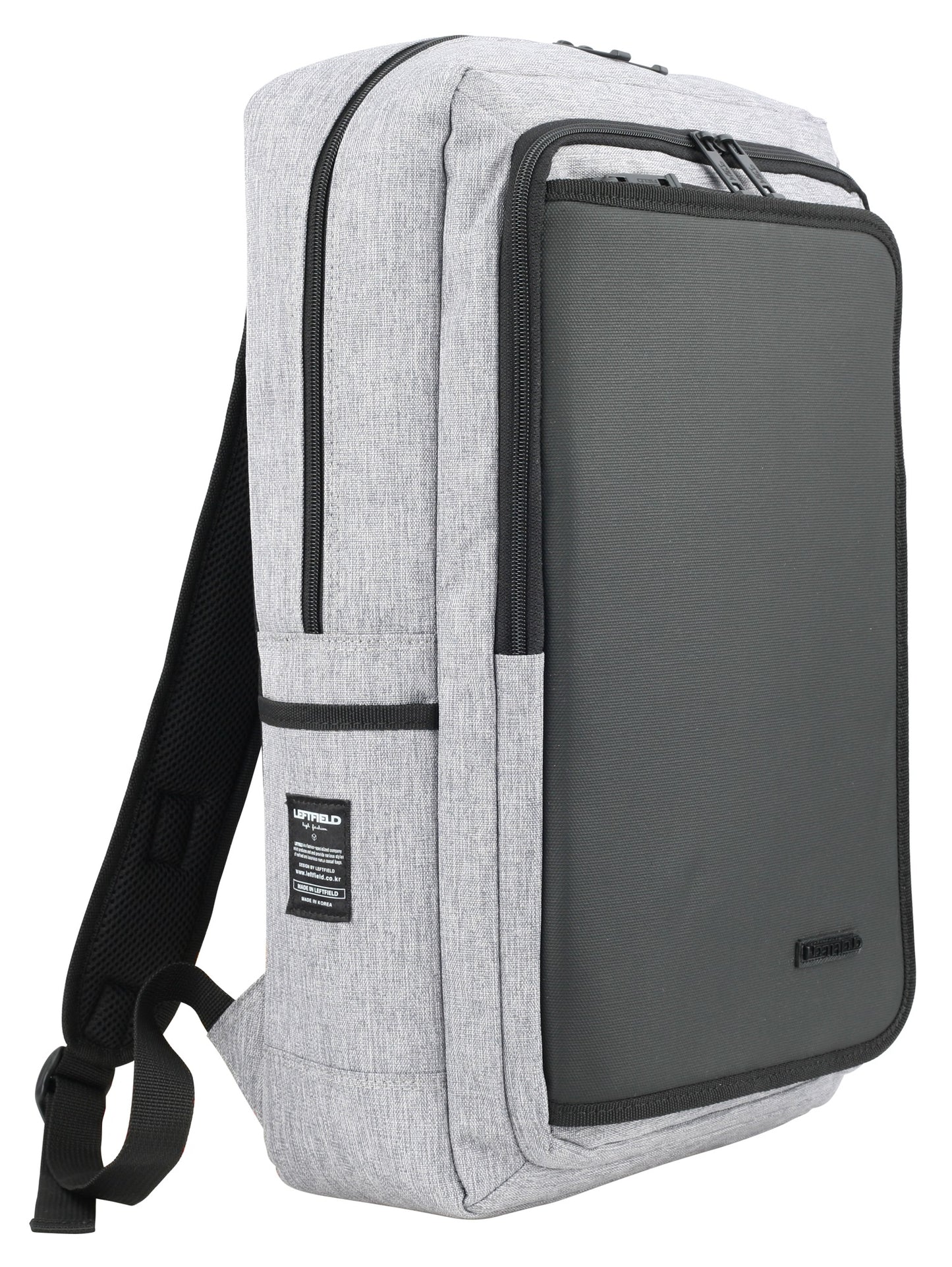 Gray Hybrid Canvas Laptop Backpacks