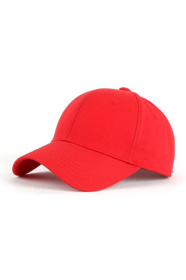 Red Pentagon Solid Baseball Caps