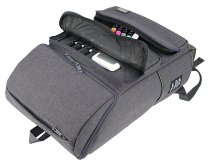 Black Canvas Casual Laptop Daypack Travel Backpacks