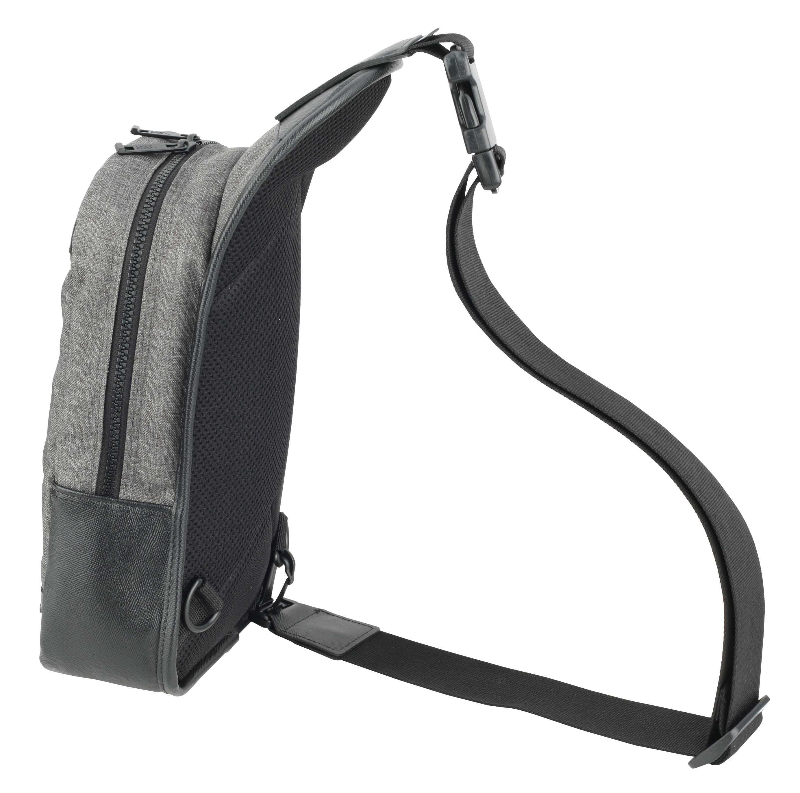 Charcoal Grey Sling Bags Messenger Back Packs