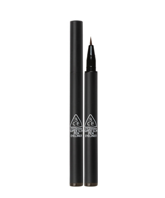 STYLENANDA 3CE SUPER SLIM PEN EYE LINER Brown Long Lasting Cosmetics
