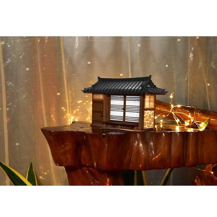 Korean Traditional Tile-roofed House Design Mood Lamp Light Interior