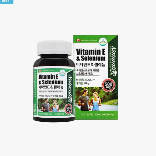 Natural Rise Selenium VitaminE Nutritional supplements 3 Months