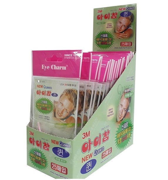 EYE CHARM Invisible Single Side Fiber Double Eyelid Tape Stickers Perfect