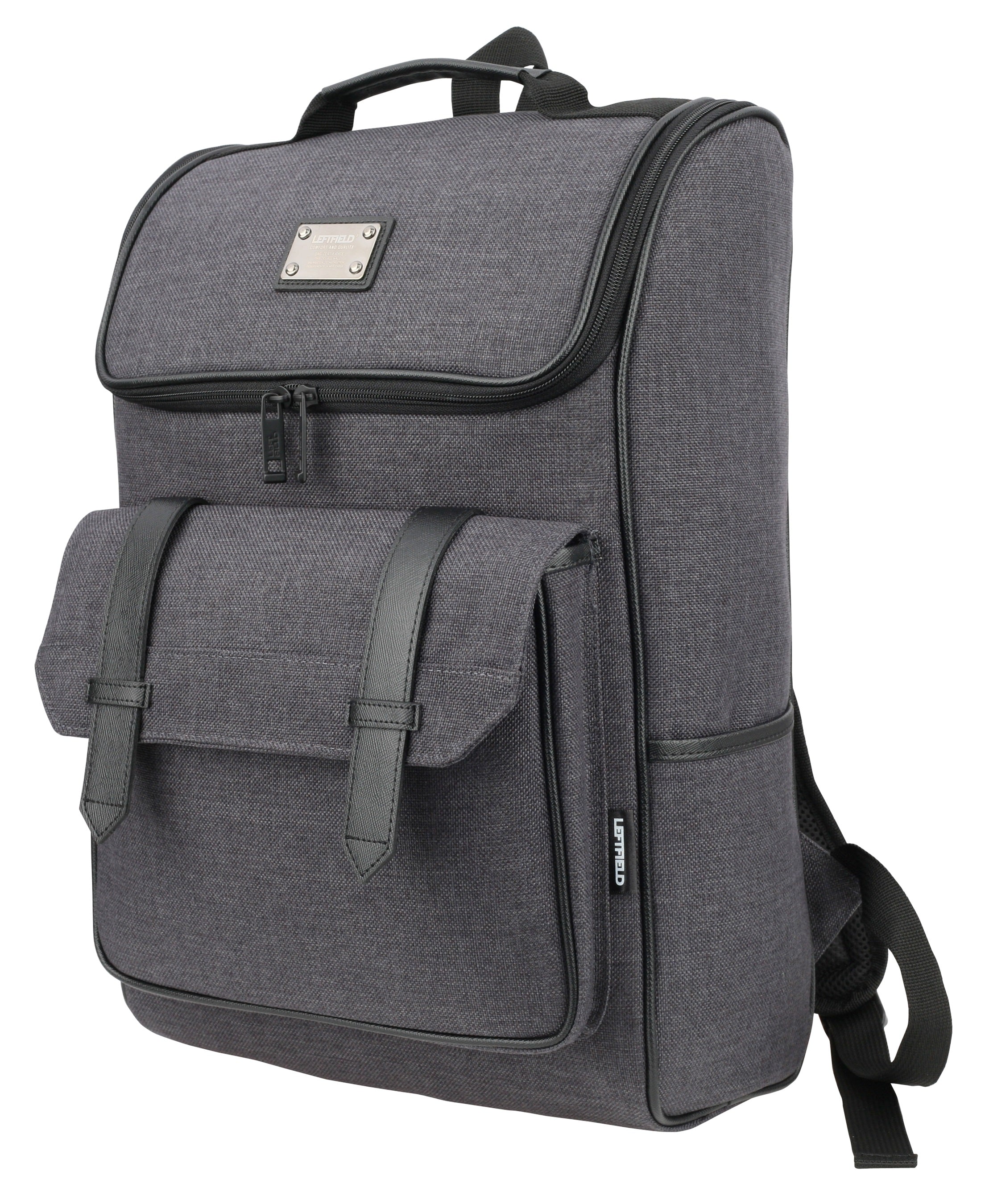 Black Casual Canvas Laptop Rucksacks Backpacks