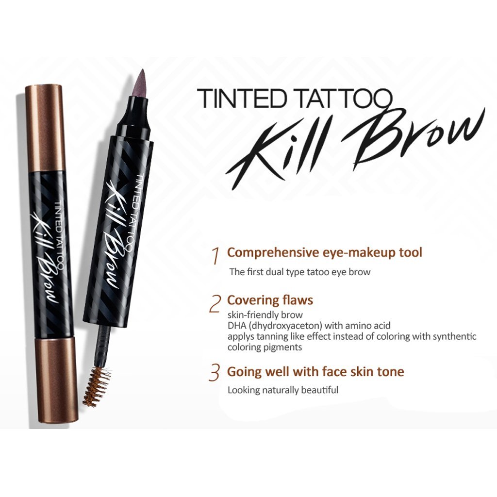 Clio Tinted Tattoo Pencil Kill Brow Mascaras Eyes Brushes