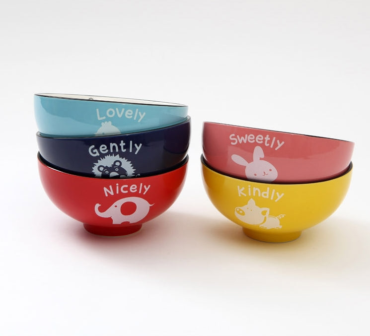 Cute Animals Soup Bowls Sets