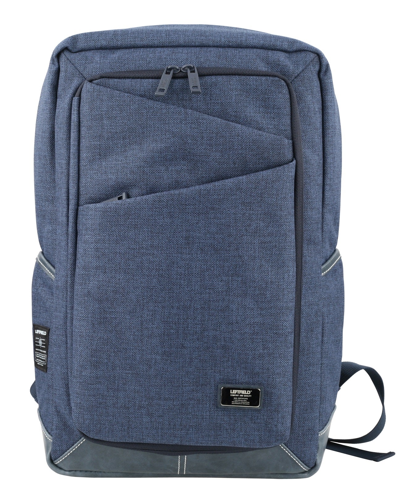 Navy Blue Casual Canvas Laptop School Backpacks