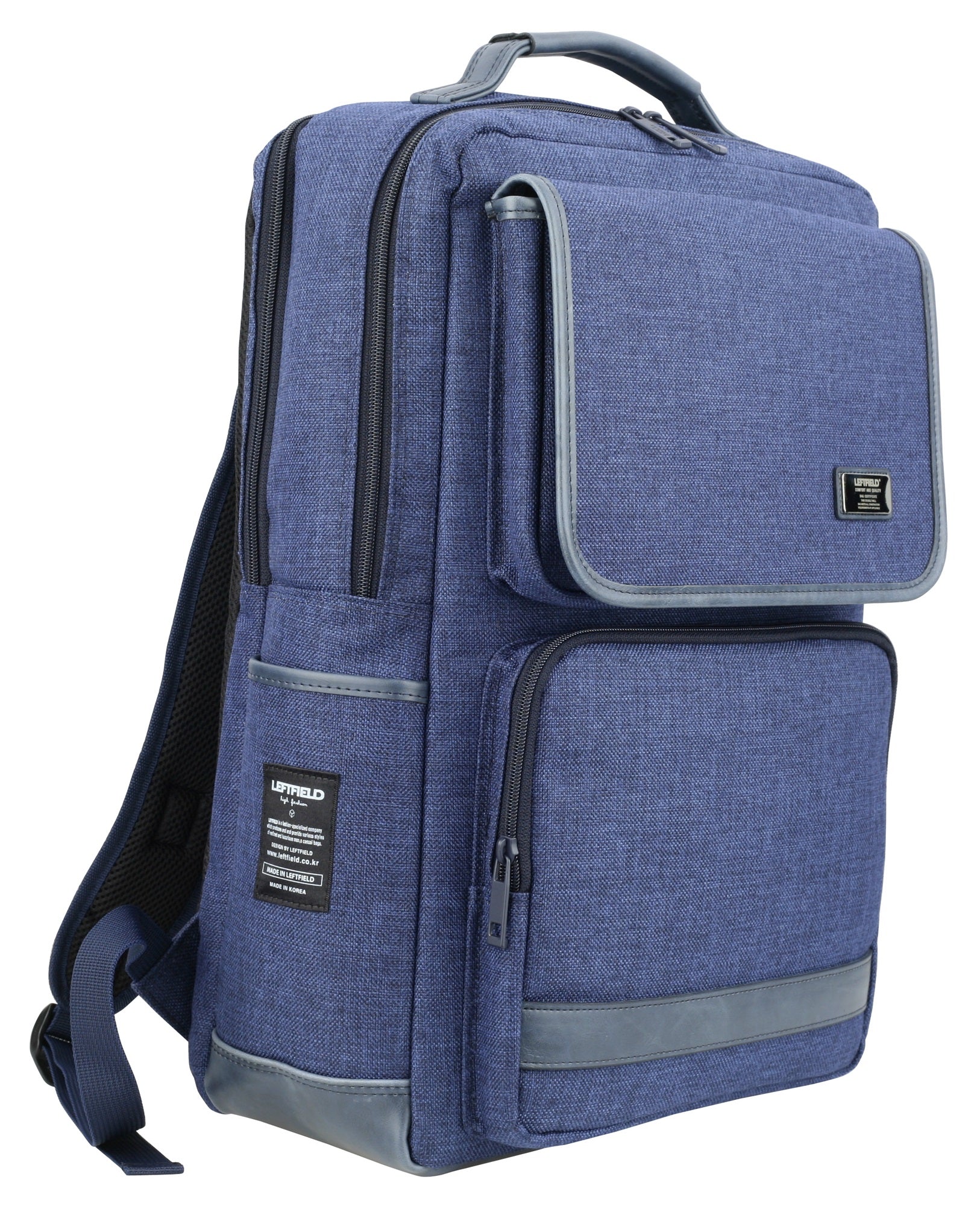 Blue Canvas Casual Laptop Daypack School Backpacks
