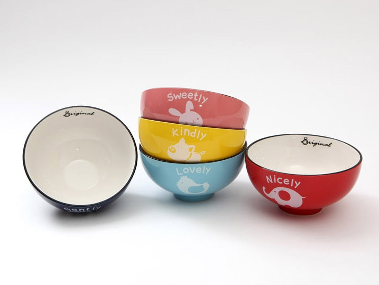 Cute Animals Soup Bowls Sets