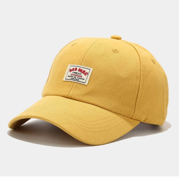 BRO MAC Basic Cotton Baseball Caps 4 colors Fashion Unisex Fashion Hats