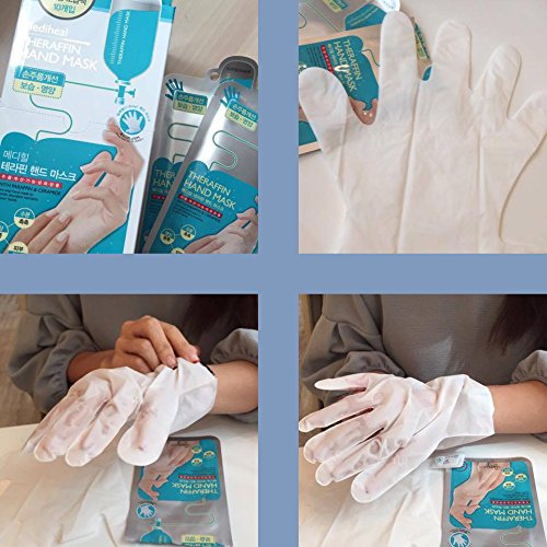 Mediheal Theraffin Hand Masks Skin Care 10 Sheets Moisture Smooth
