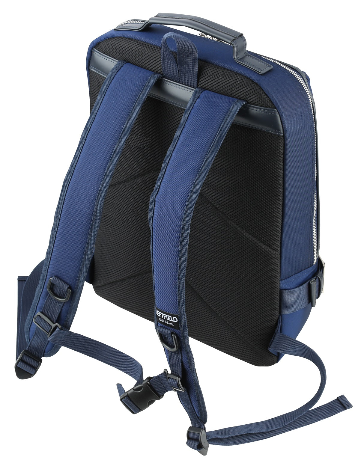 Navy Blue Hybrid Square Business Backpacks