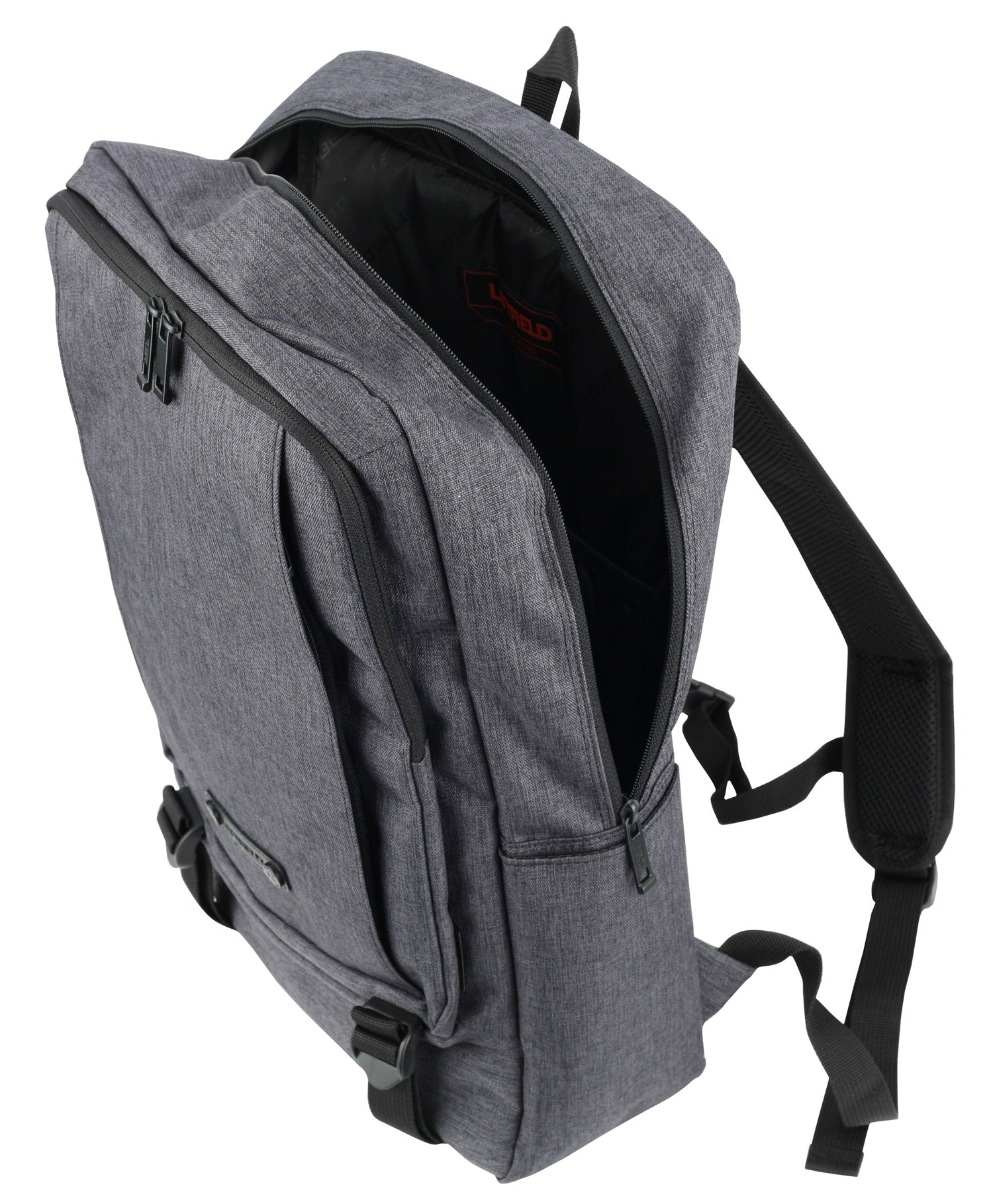 Gray Casual Canvas Business Travel School Backpacks Bags