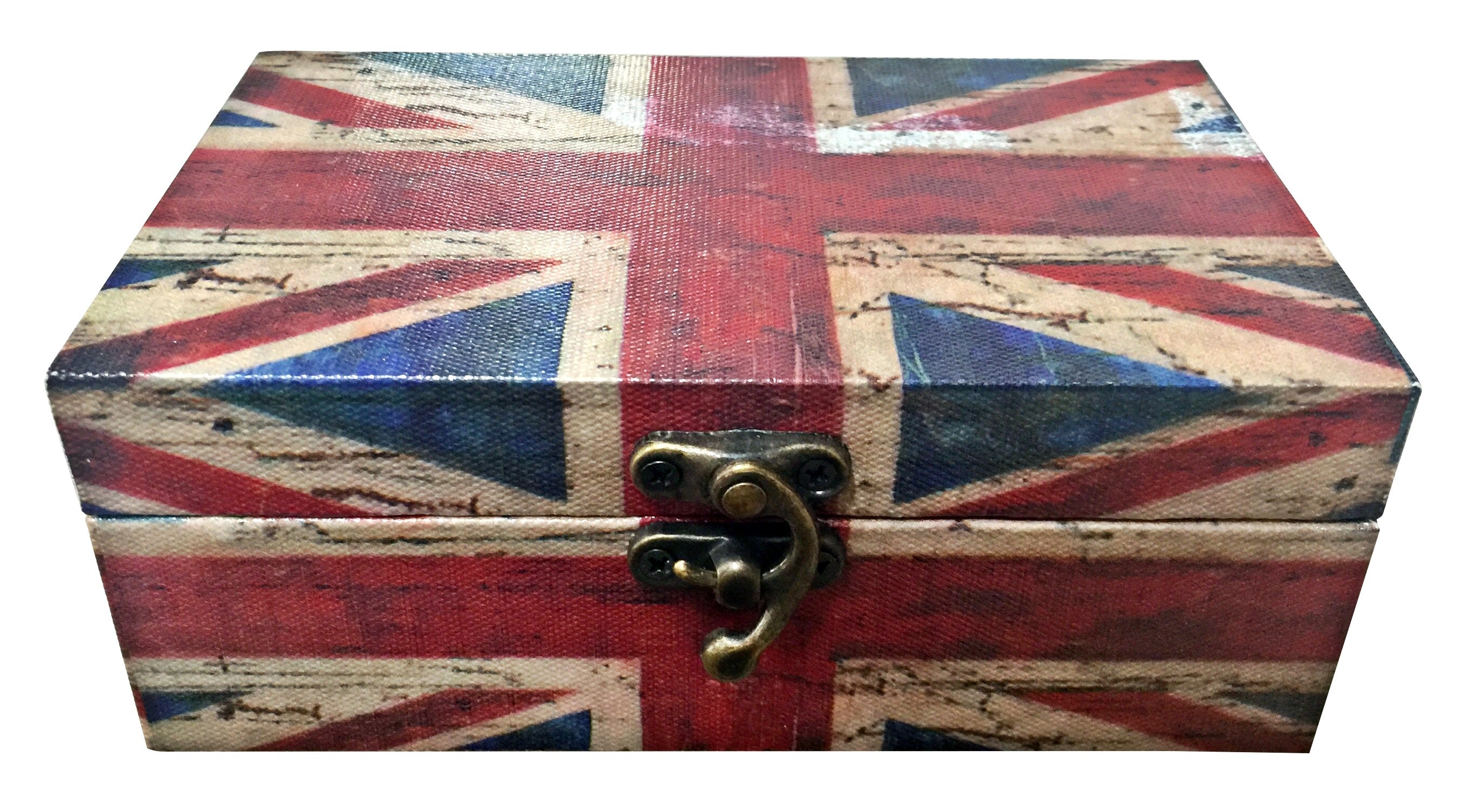 British Antique Union Jacket Rectangle Storage Box