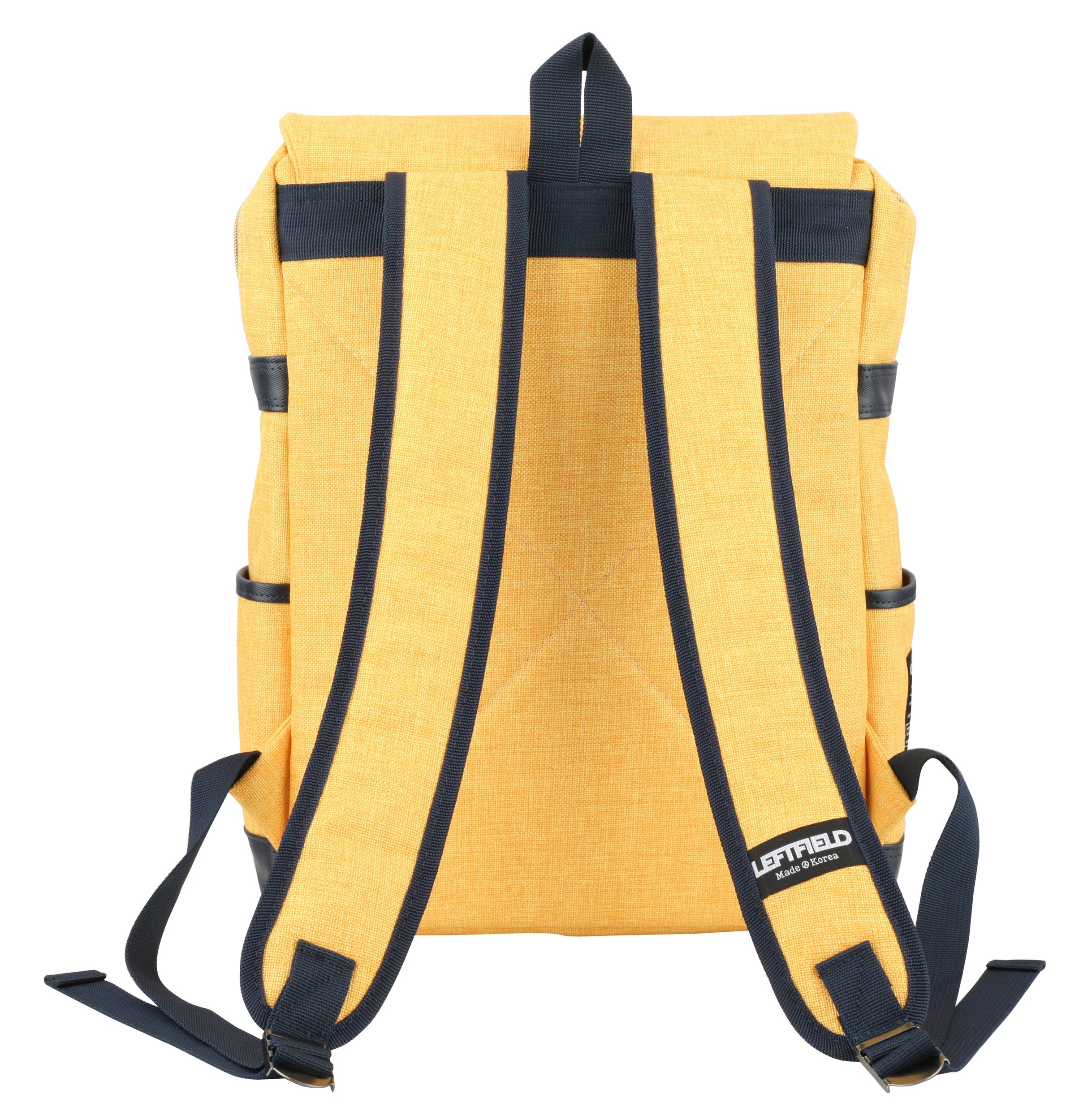 Yellow Unisex Canvas Rucksack Laptop Backpacks