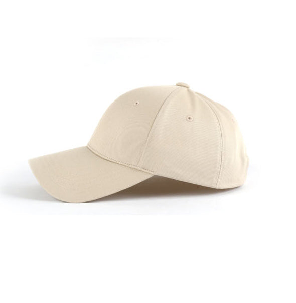 Beige Pentagon Solid Baseball Caps