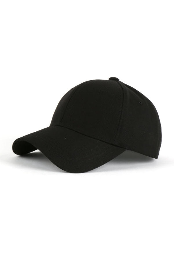 Black Pentagon Solid Baseball Caps