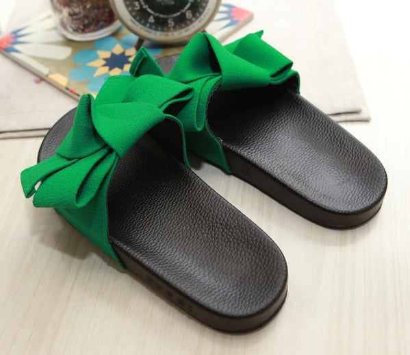 Cute Ribbon Slippers Sandals