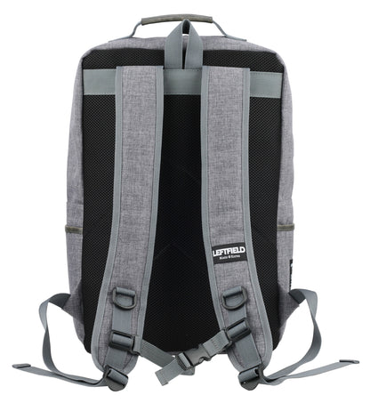 Gray Canvas Casual Daypacks Laptop Backpacks